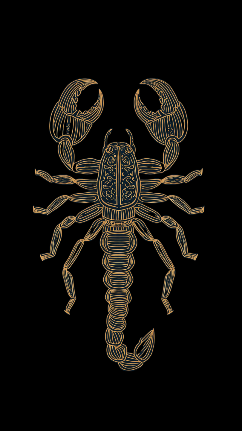 scorpio zodiac illustration